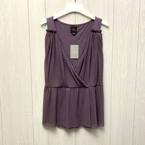 Deletta Anthropologie Purple Sleeveless Top Medium NWT